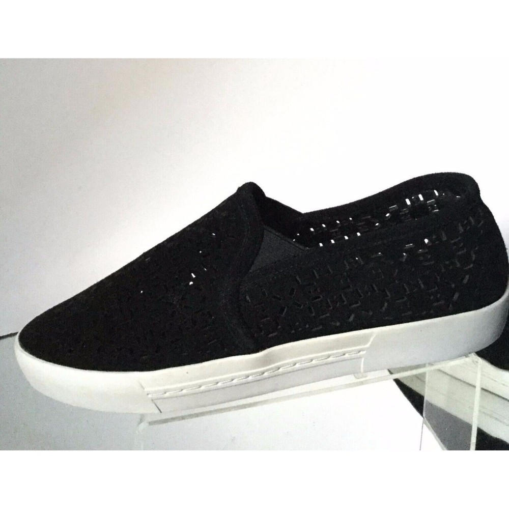 NEW JOIE Huxley Laser-Cut Slip-On Sneaker, Black (Size 39) - MSRP $225.00!